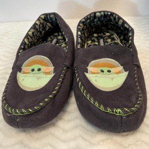 Star Wars Mandalorian Black Slippers Size S